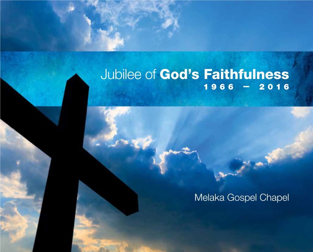 Jubilee of God's Faithfulness