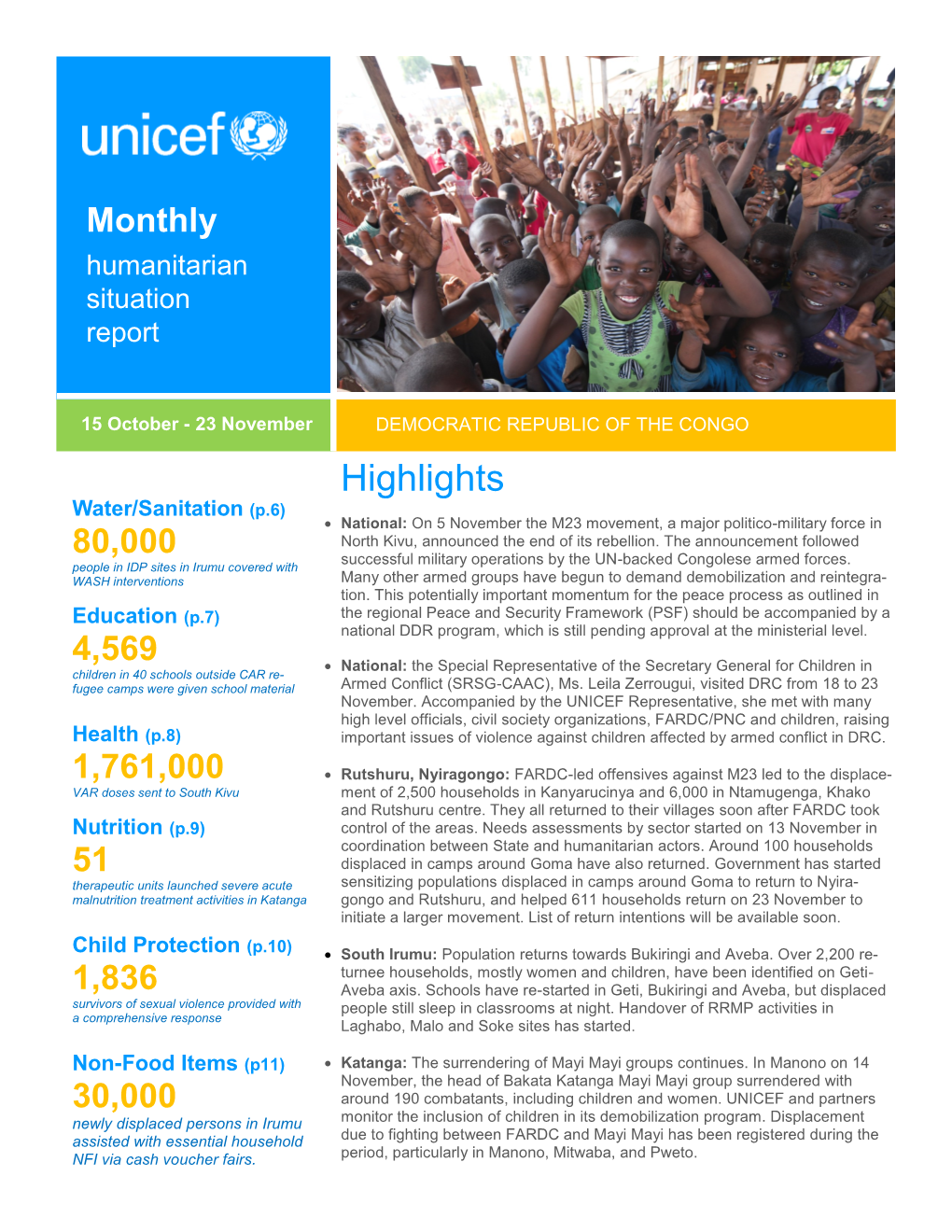 DRC%20Sitrep%2015%20Oct-23%20Nov%202013.Pdf (Французский (Français))