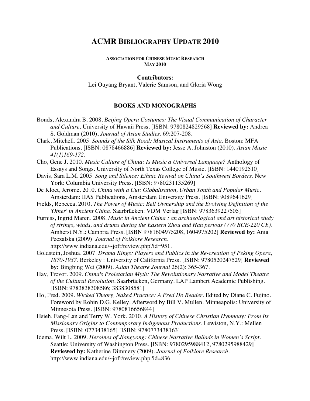 Acmr Bibliography20100528.Pdf