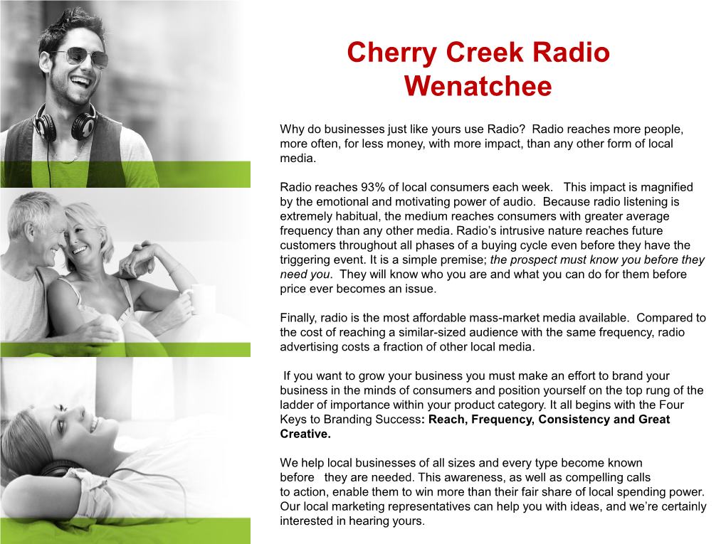 Cherry Creek Radio Wenatchee