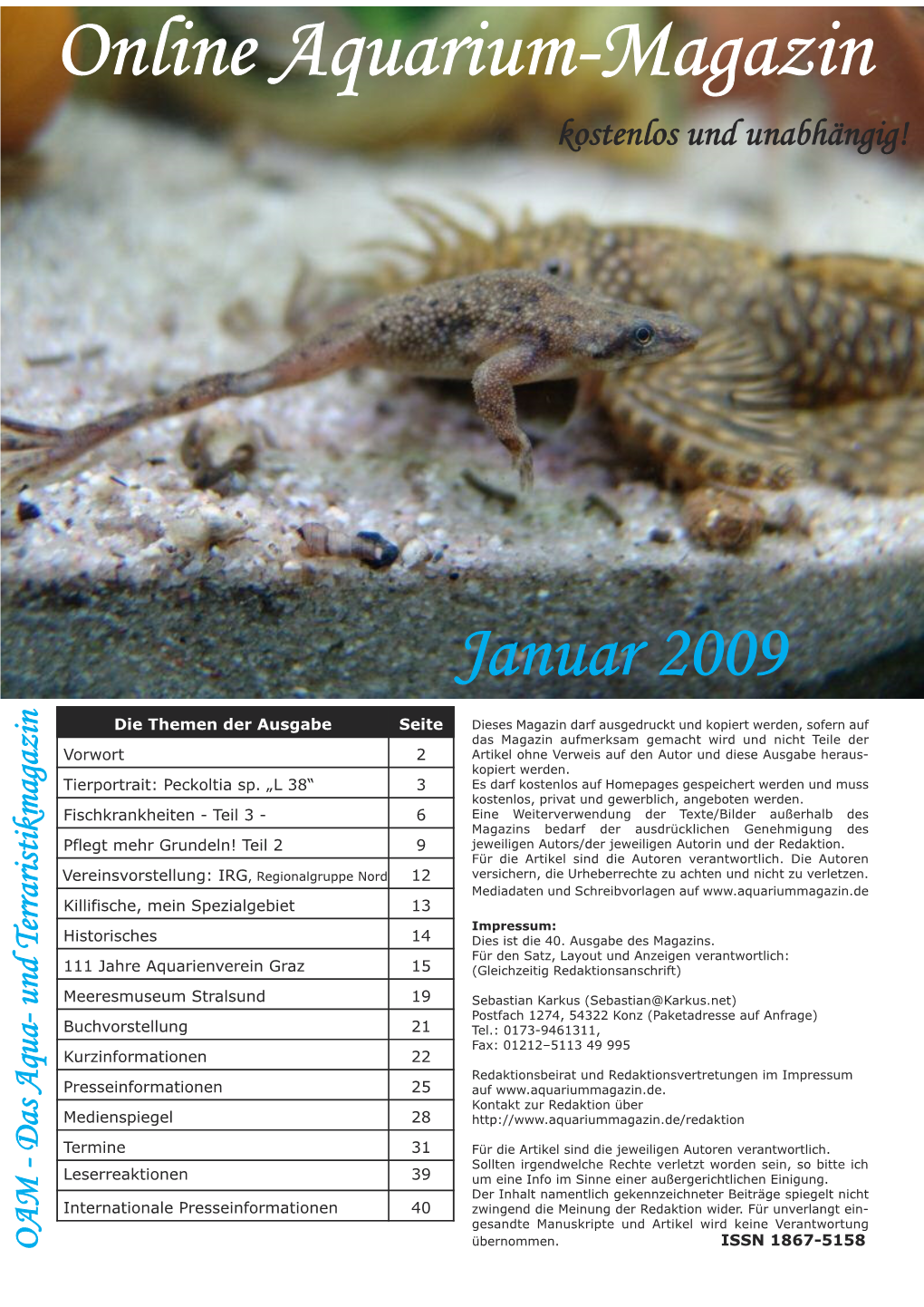 OAM Ausgabe Januar 2009