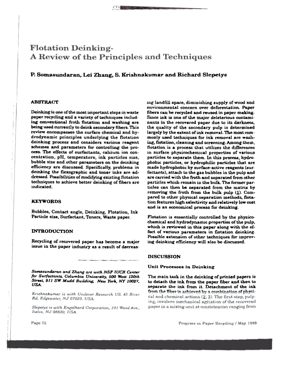 Lei Zhang, S. Krishnakumar and Richard Slepety8 ABSTRACT