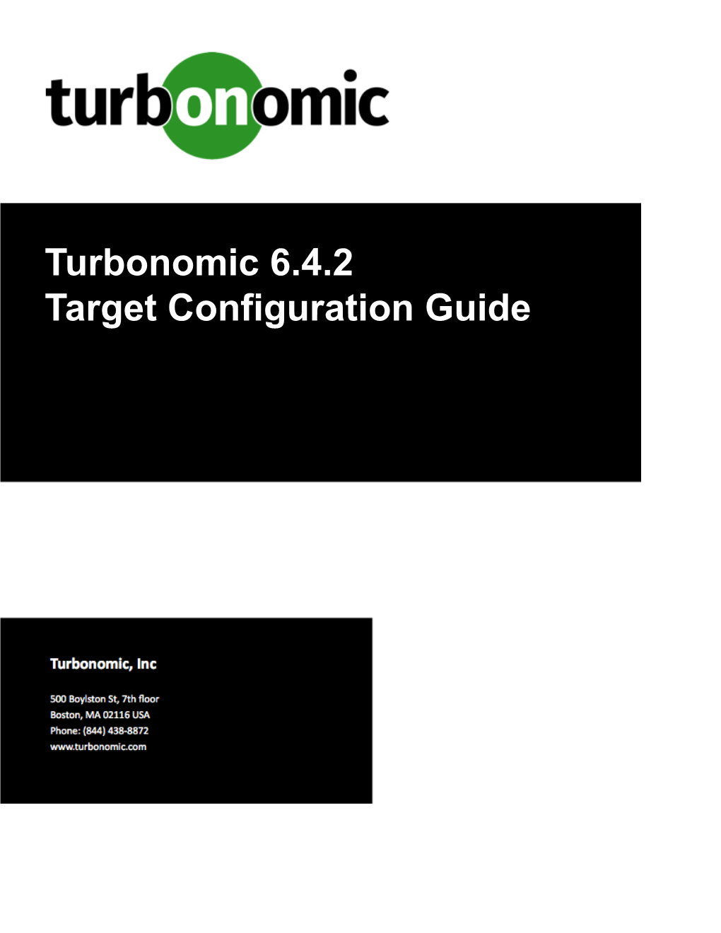 Turbonomic 6.4.2 Target Configuration Guide