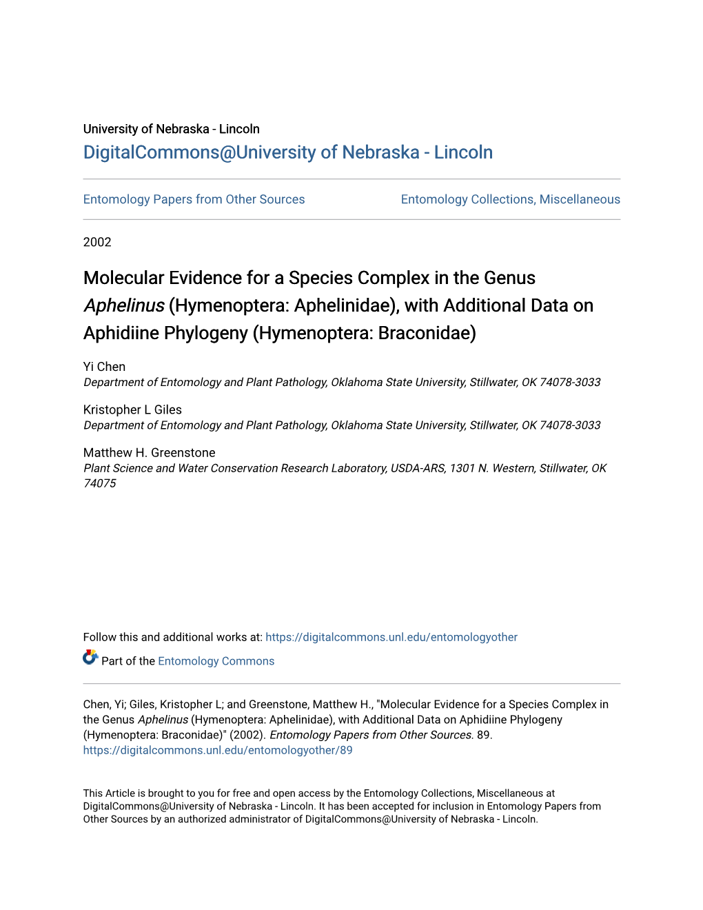 Hymenoptera: Aphelinidae), with Additional Data on Aphidiine Phylogeny (Hymenoptera: Braconidae)