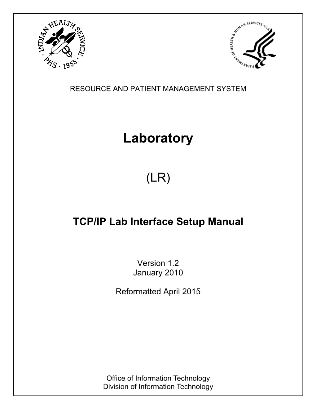 Laboratory (LR) Version 1.2