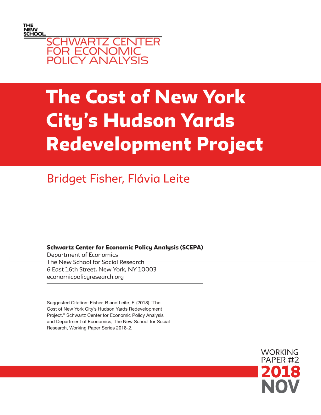 The Cost of New York City's Hudson Yards Redevelopment Project
