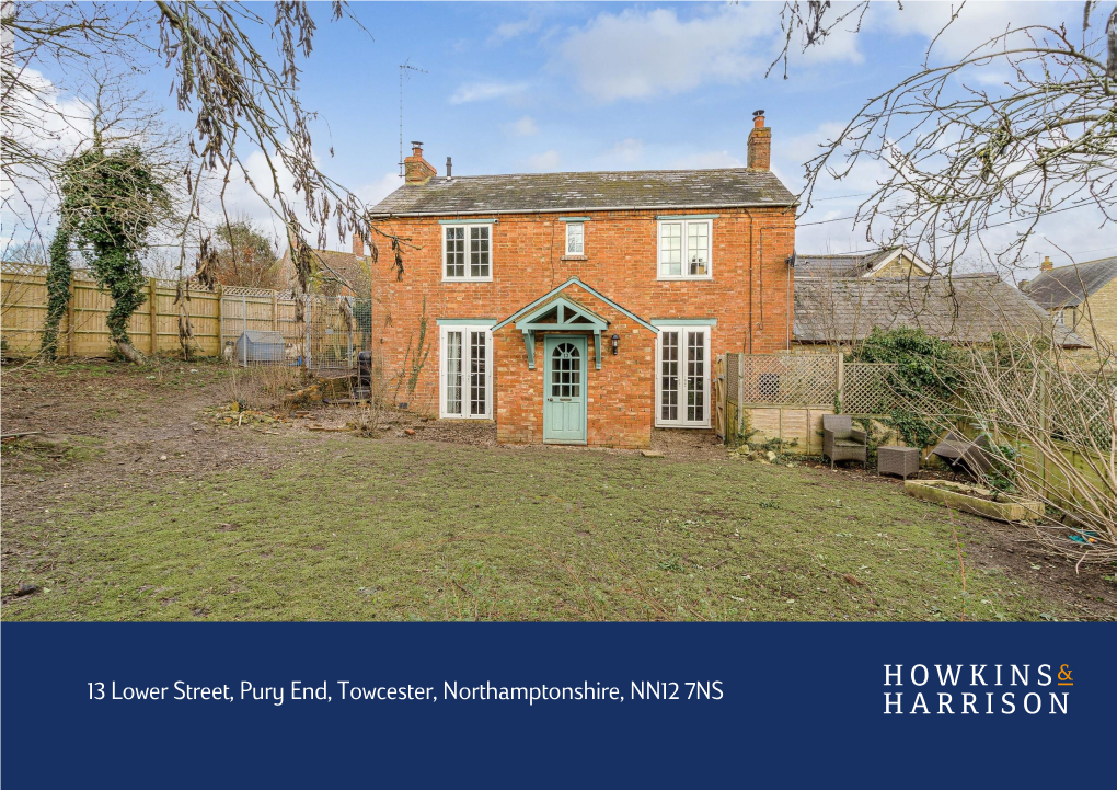 13 Lower Street, Pury End, Towcester, Northamptonshire, NN12 7NS