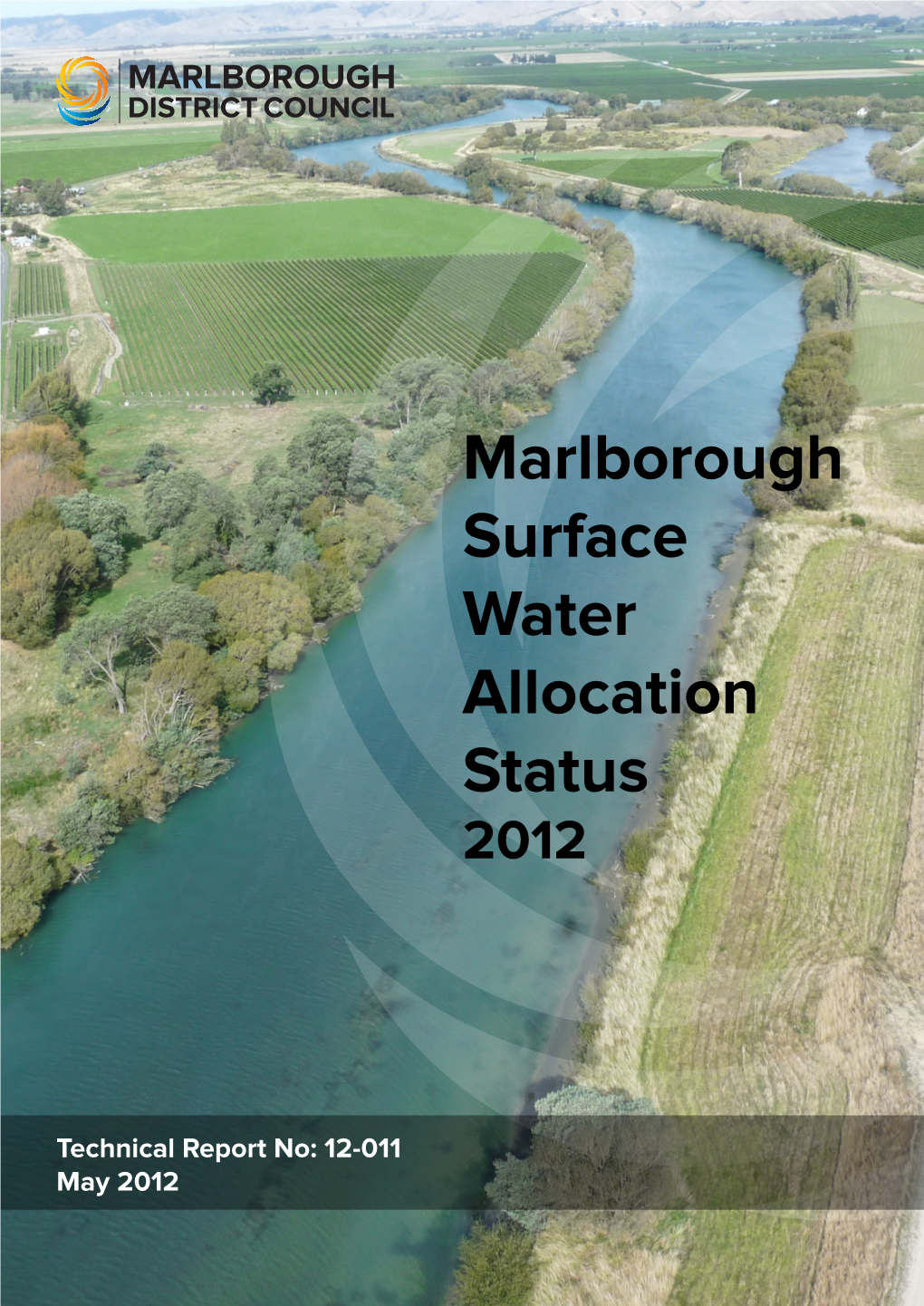Marlborough Surface Water Allocation Status 2012 Report