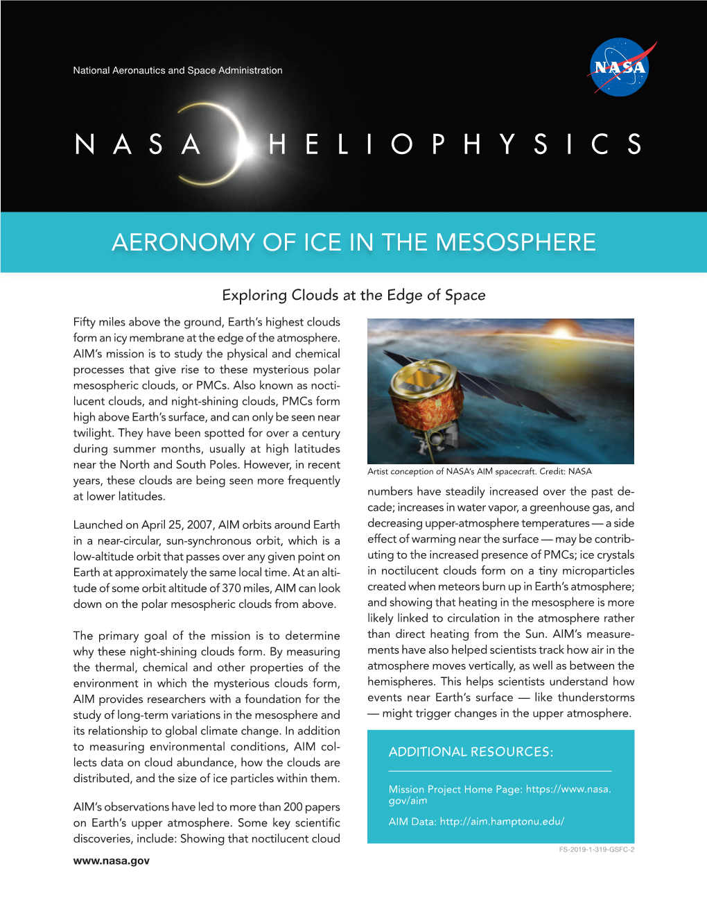 Aeronomy of Ice in the Mesosphere