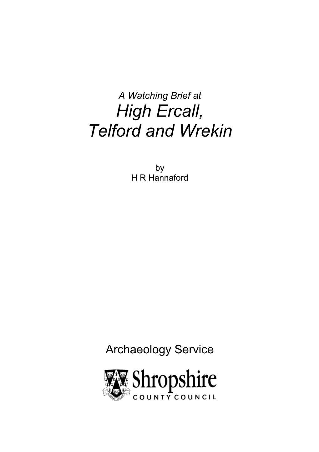 Telford and Wrekin