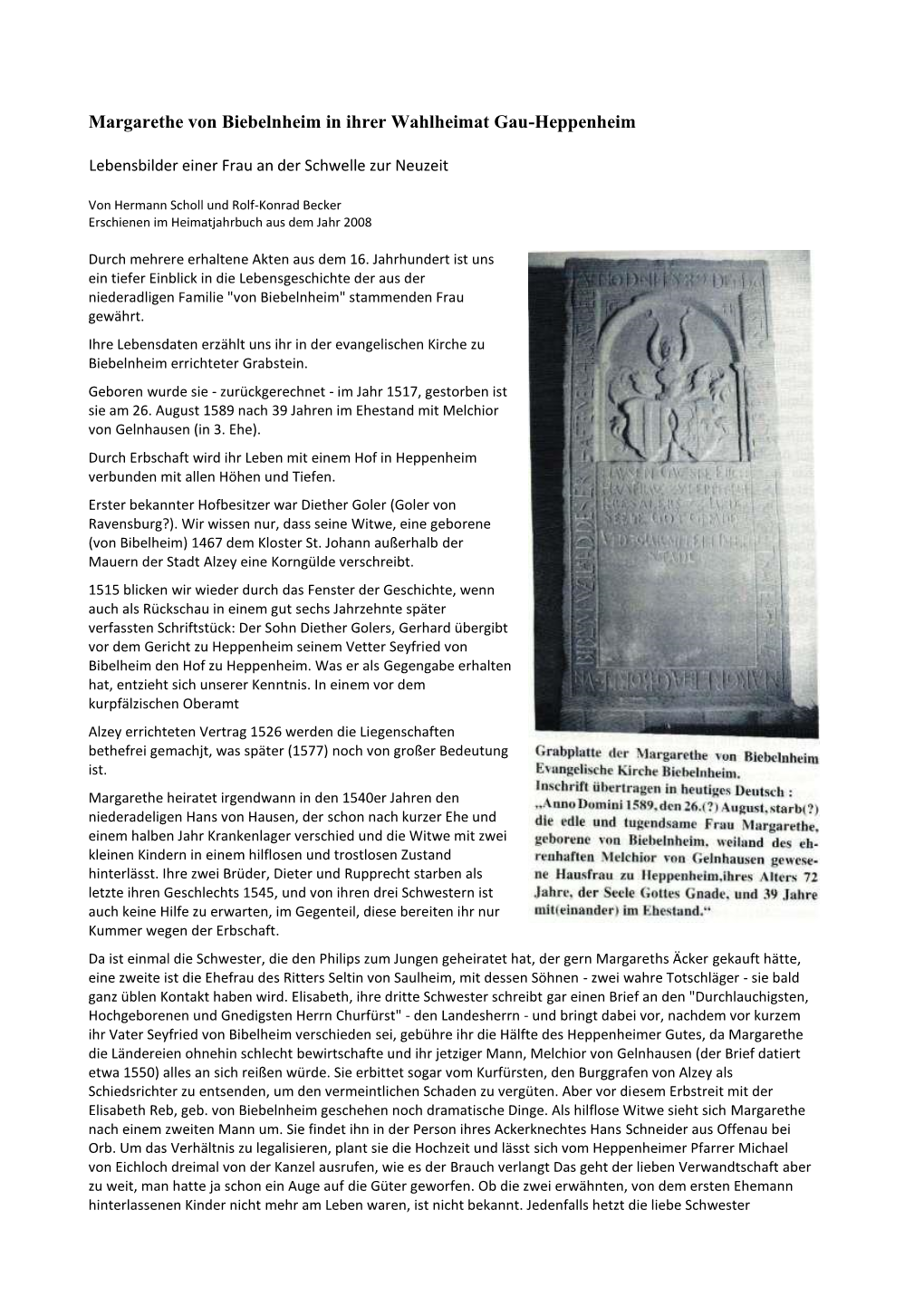 Margarethe Von Biebelnheim.Pdf