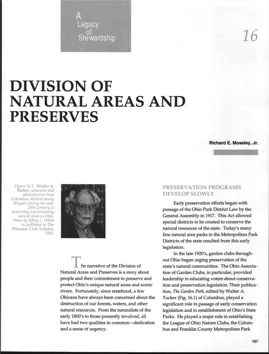 Division of Natural Areas and Preserves