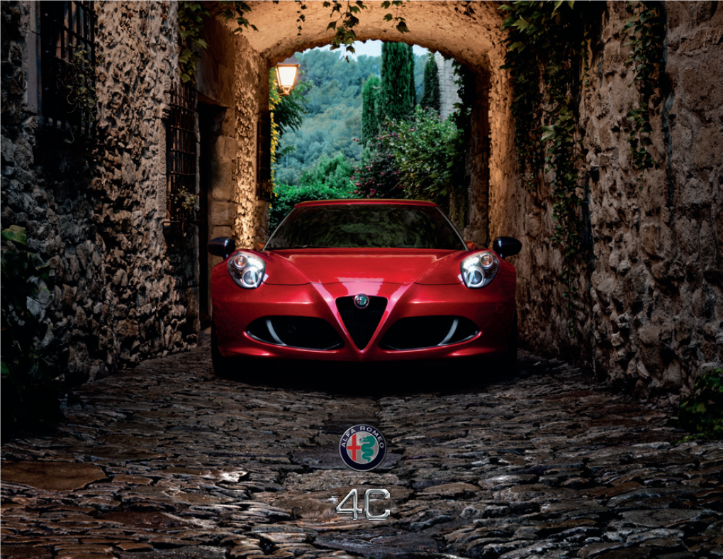 101673 17DOMA4C Alfa Spider 4C Ebrochure.Indd