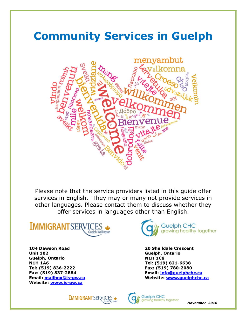 Guelph and District Multicultural Centre