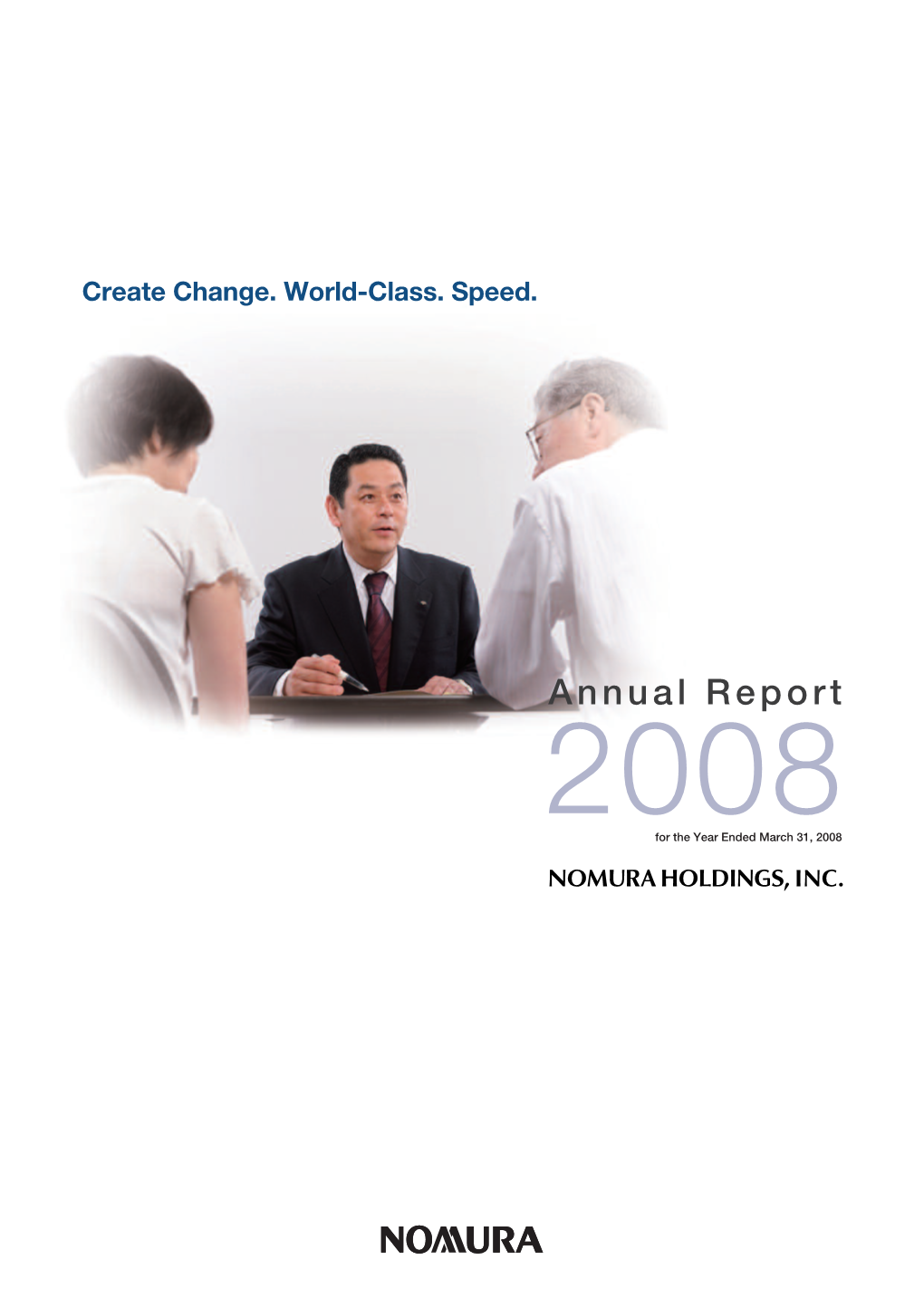 Nomura Holdings Annual Report 2008 (PDF)