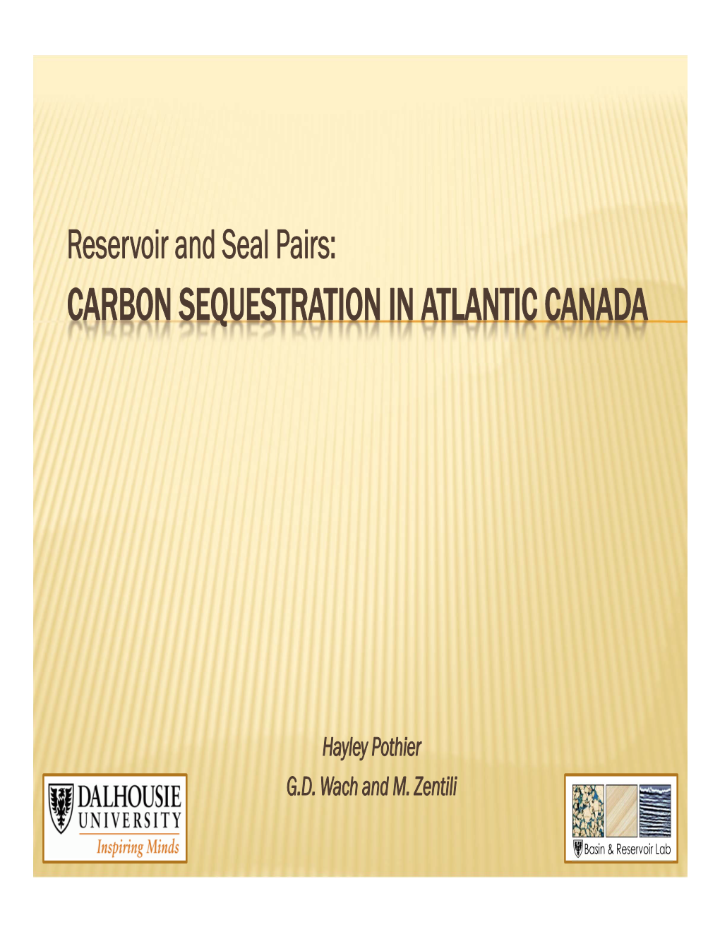 Carbon Sequestration in Atlantic Canada