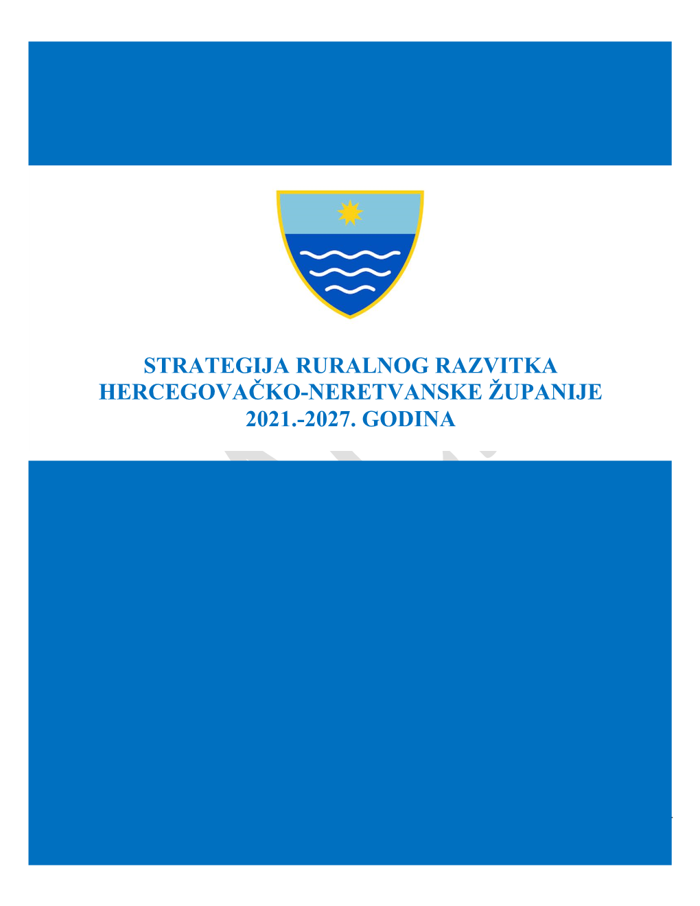 Nacrt Strateške Platforme Strategije Ruralnog Razvitka