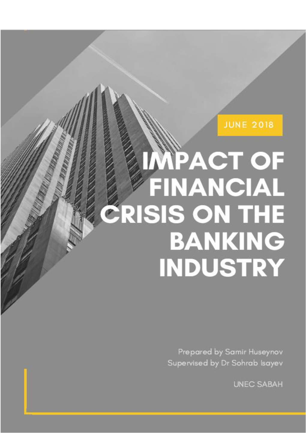 Impact of Financial Crisis on the Banking Industry