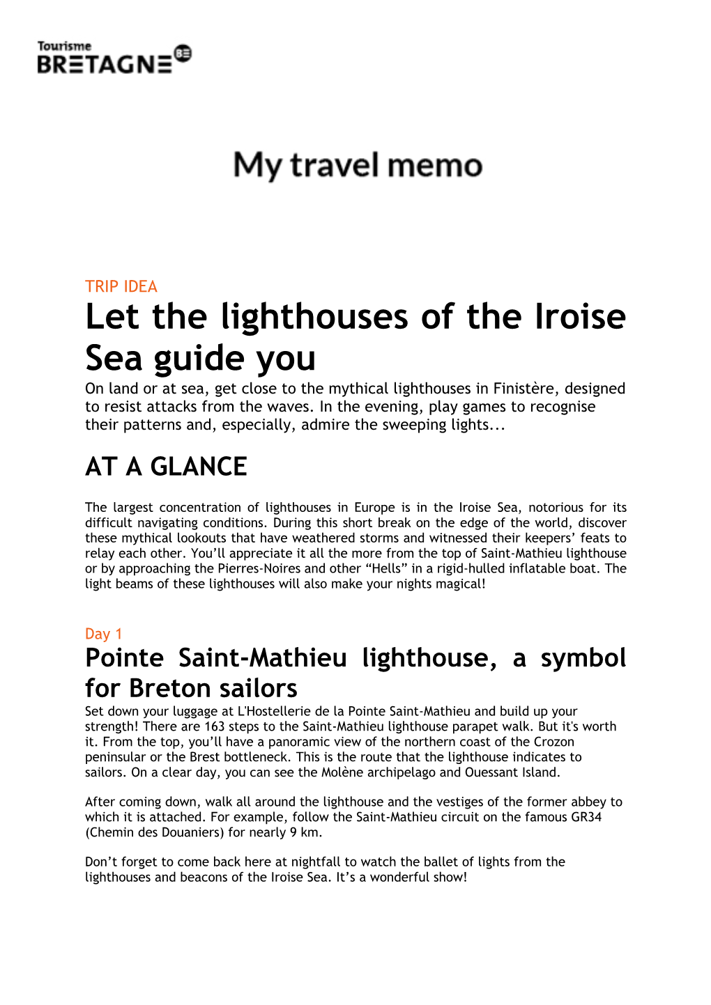 Let the Lighthouses of the Iroise Sea Guide You on Land Or at Sea, Get Close to the Mythical Lighthouses in Finistère, Designed to Resist Attacks from the Waves