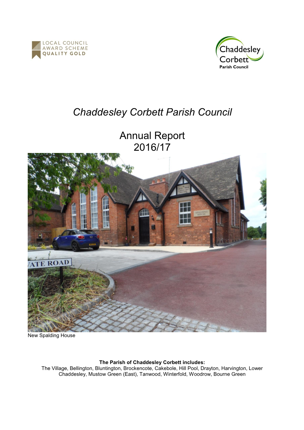 Chaddesley Corbett Parish Council Annual Report 2016/17