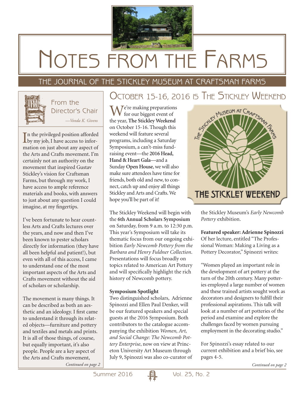 Notes from the Farms