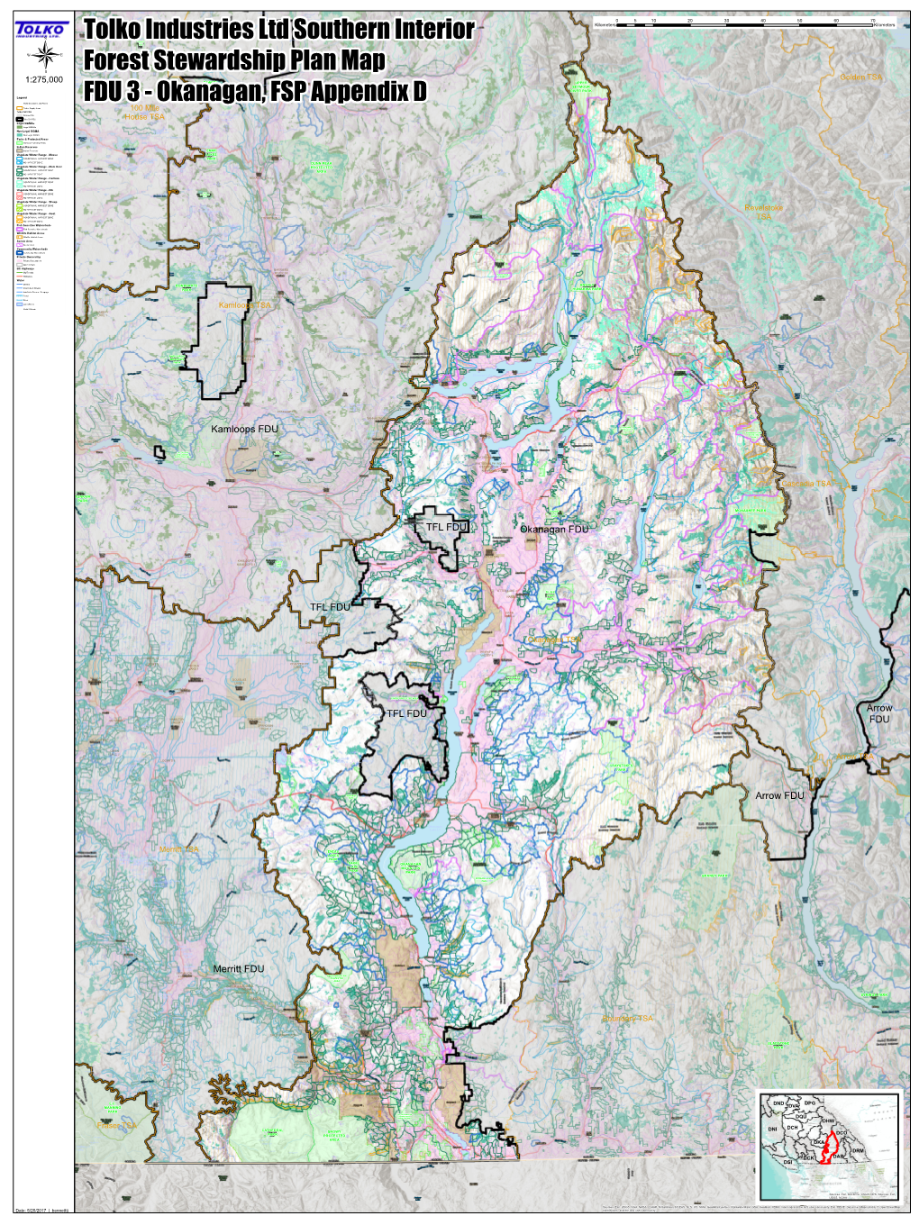 FSP Map FDU3 Okanagan