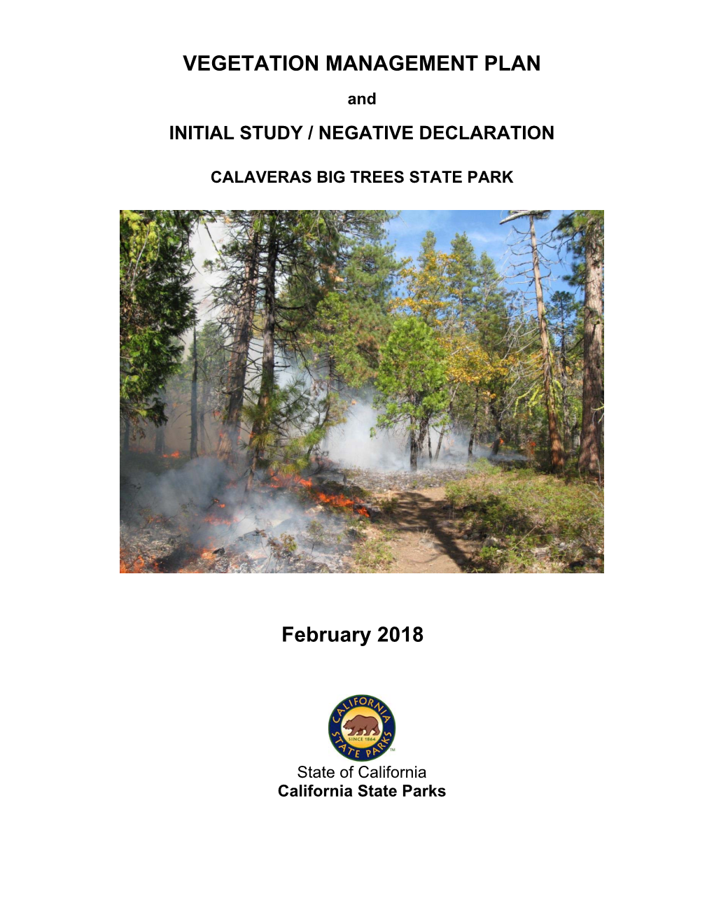 VEGETATION MANAGEMENT PLAN February 2018