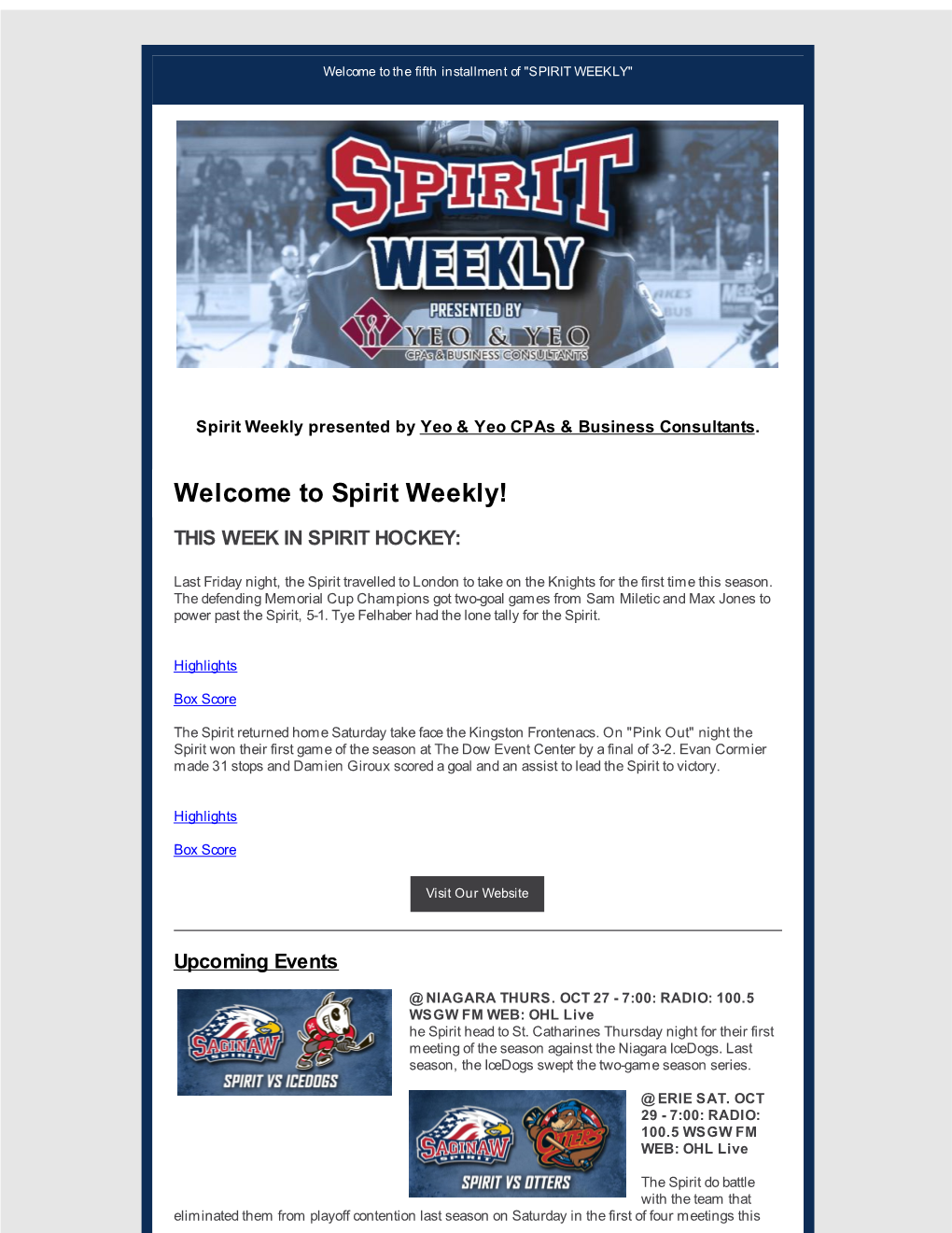 Spirit Weekly!