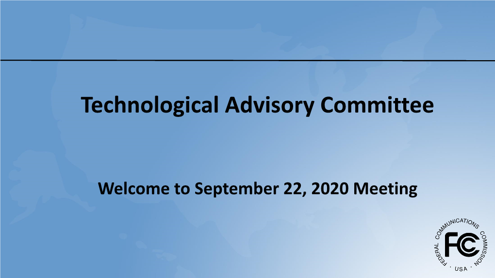 Technological Advisory Committee