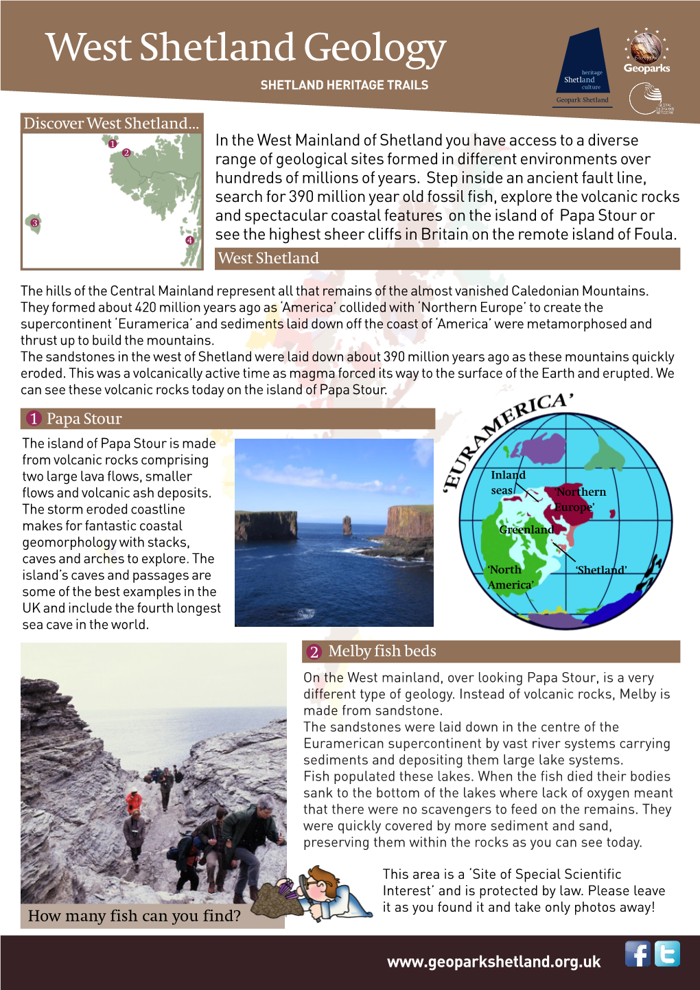 West Shetland Geology SHETLAND HERITAGE TRAILS