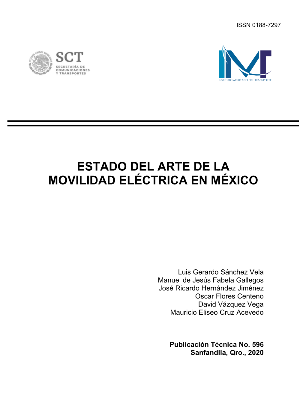 Estado Del Arte De La Movilidad Eléctrica En México