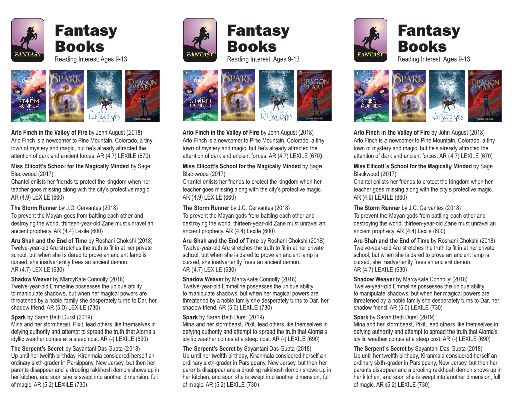 Fantasy MAY2019