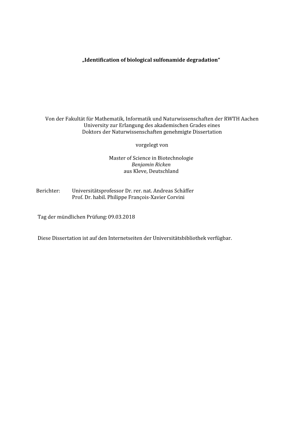 Phd Thesis Benjamin Ricken