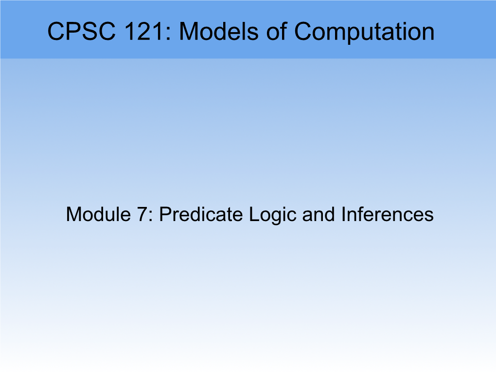 Lecture Slides