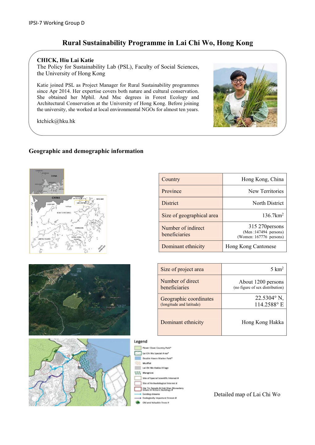 Rural Sustainability Programme in Lai Chi Wo, Hong Kong