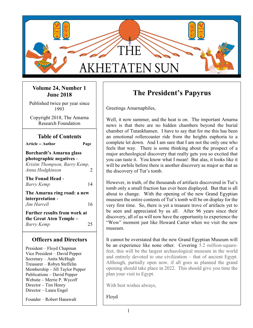 The President's Papyrus