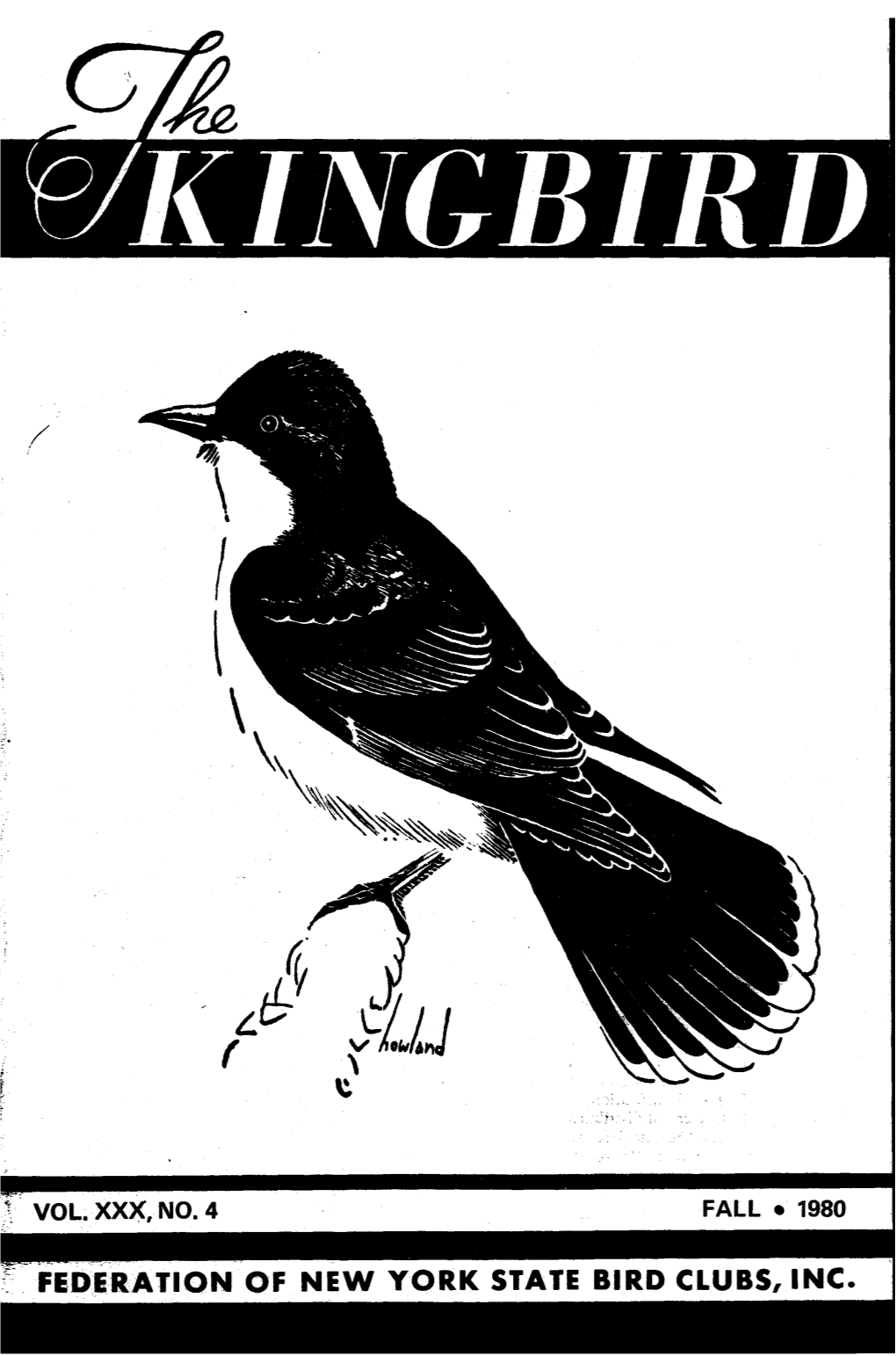 The Kingbird Vol. 30 No. 4