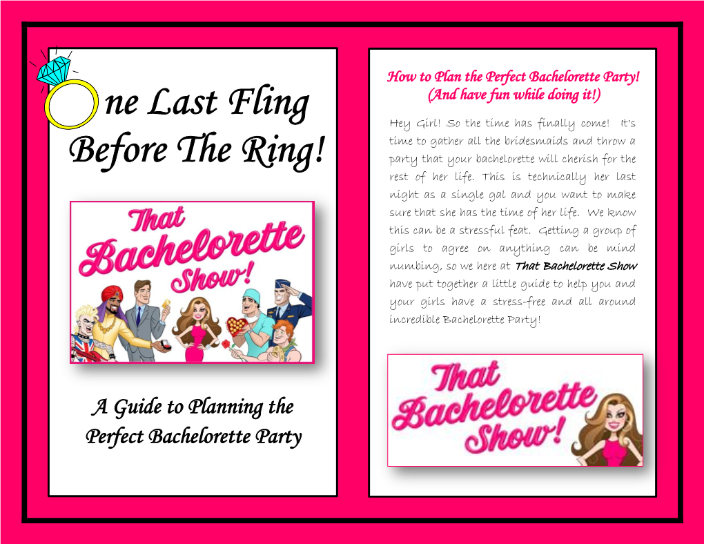 That Bachelorette Show's Party Resource Guide
