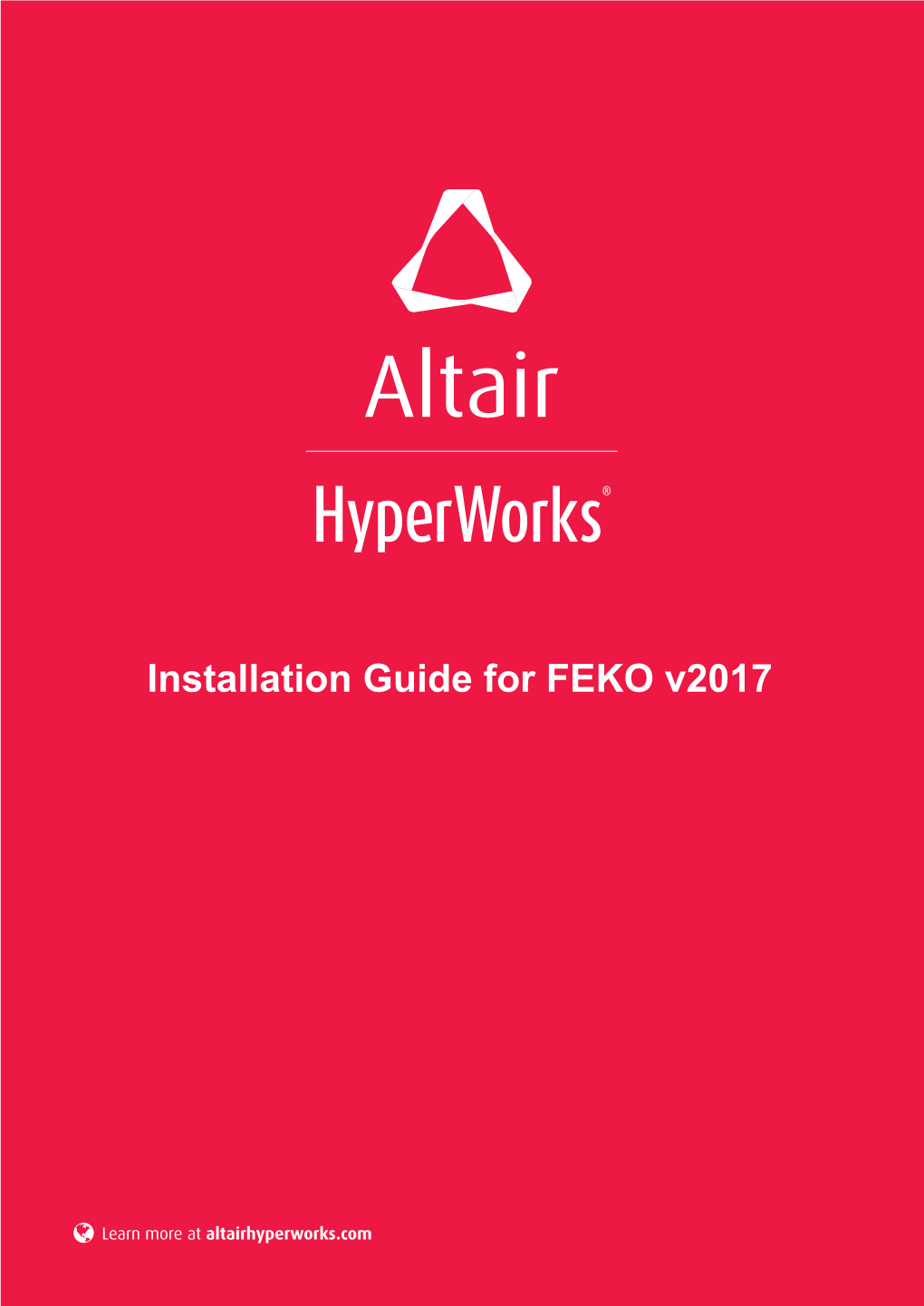 FEKO Installation Guide CONTENTS I Contents