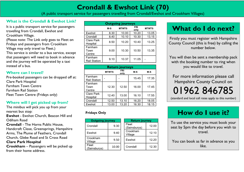 Crondall & Ewshot Link (70)