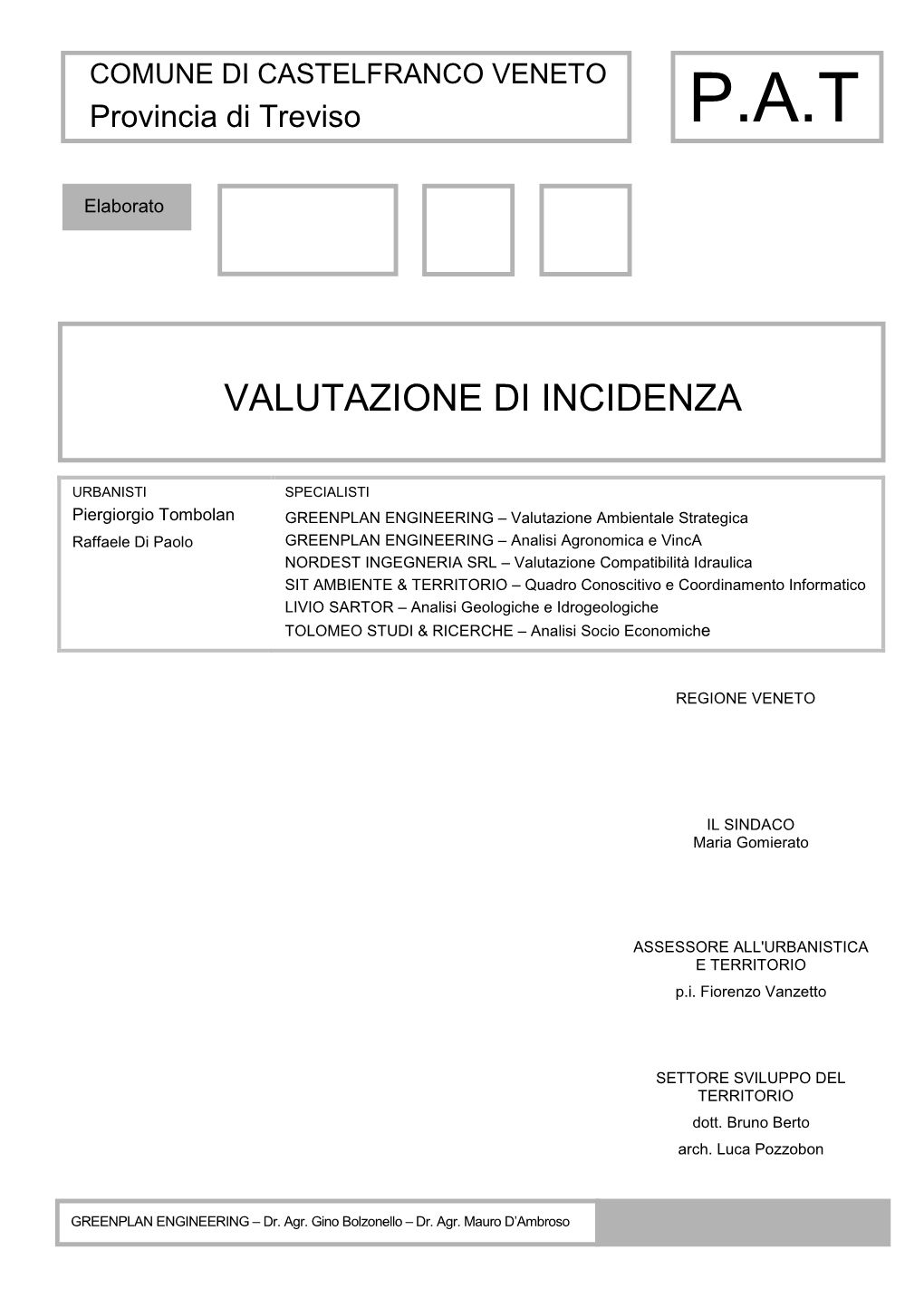 Valutazione Di Incidenza