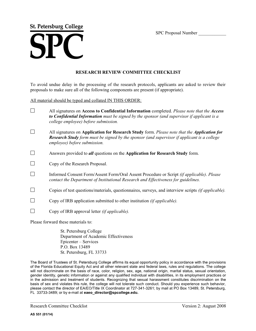 Seton Hall University Irb Review Sheet