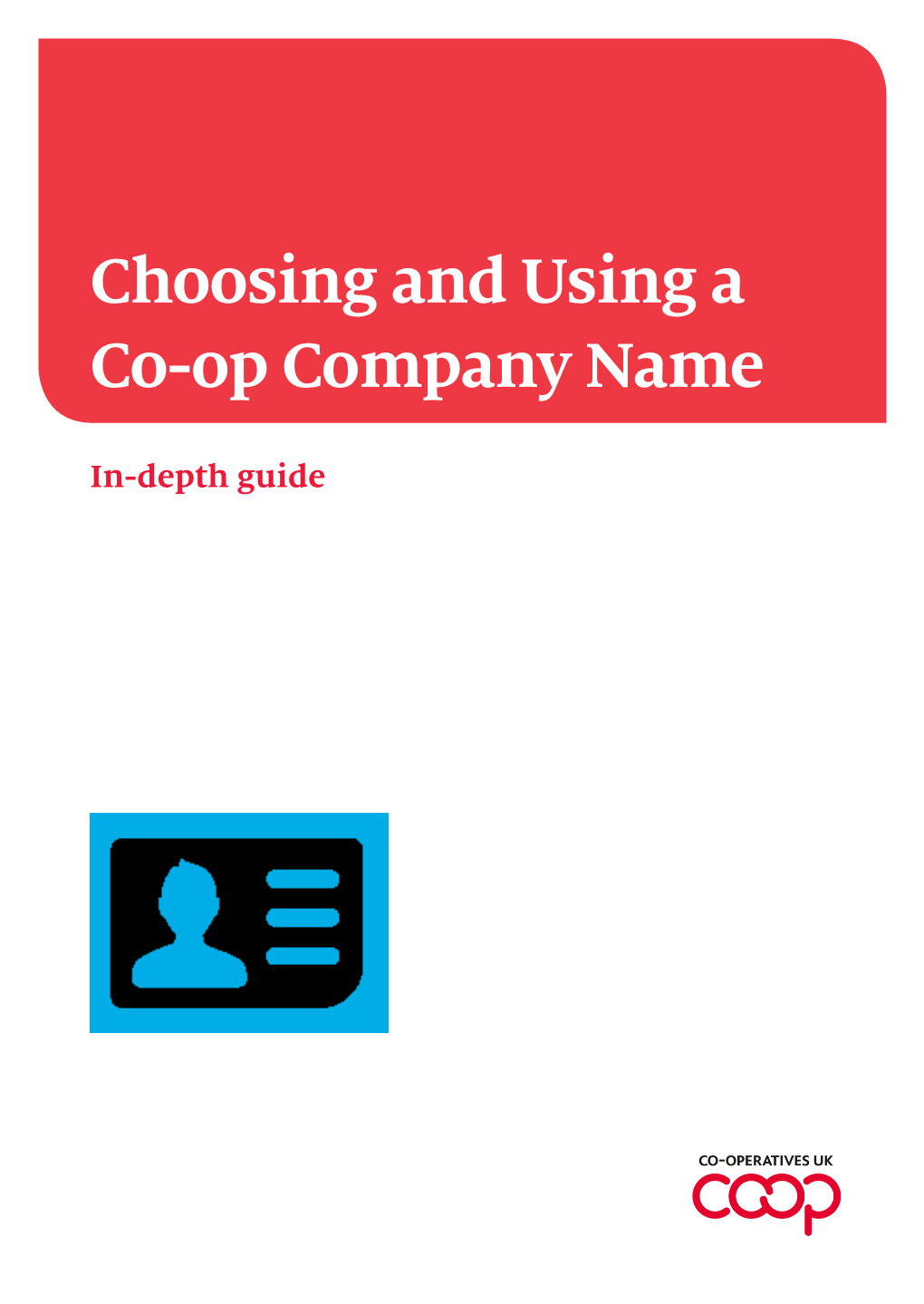 Choosing and Using a Co-Op Company Name