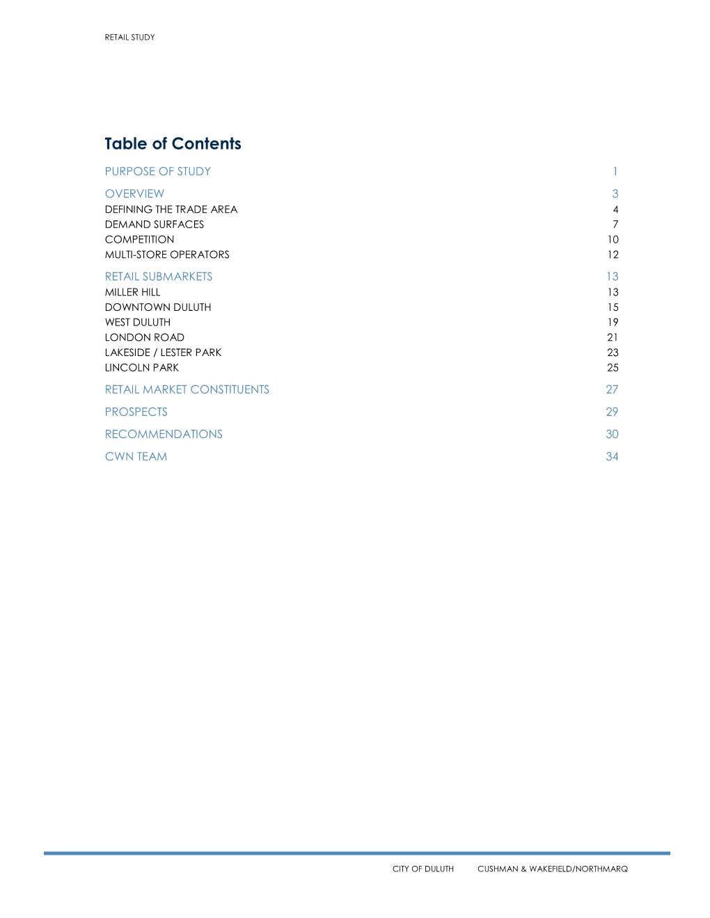 Table of Contents