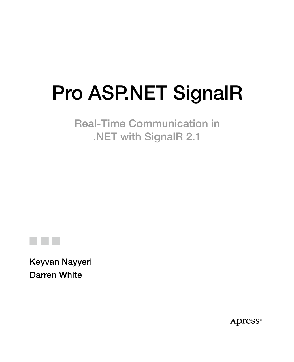 Pro ASP.NET Signalr