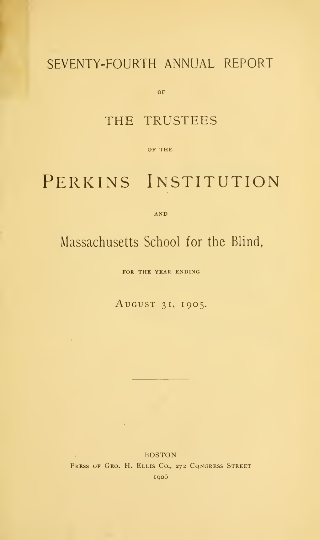 Perkins Institution