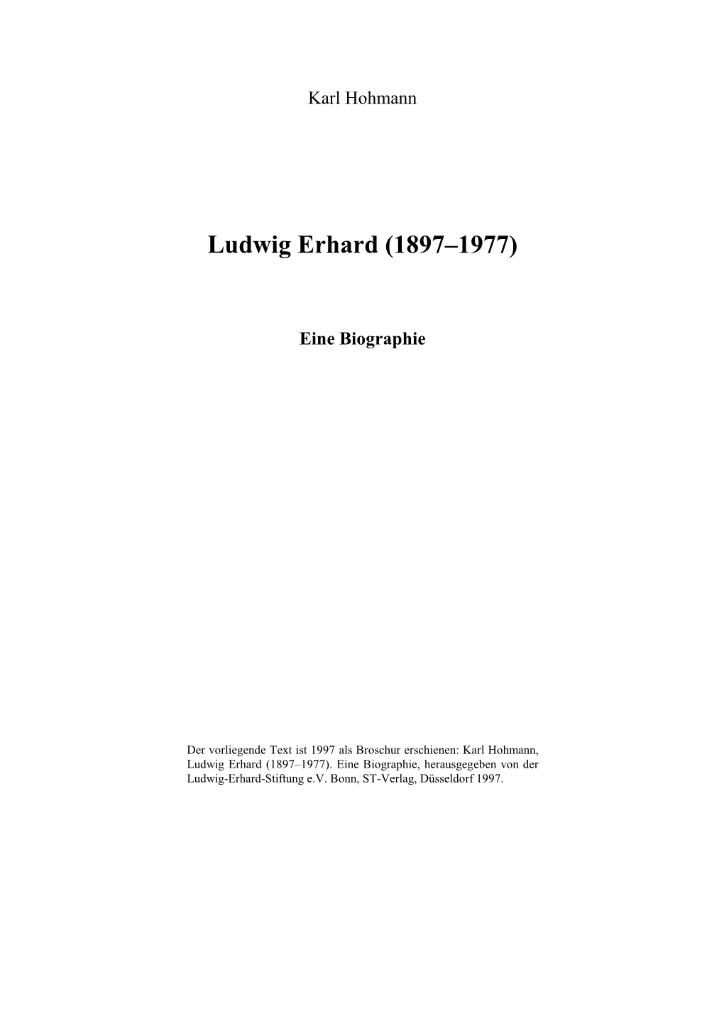 Ludwig Erhard Stiftung