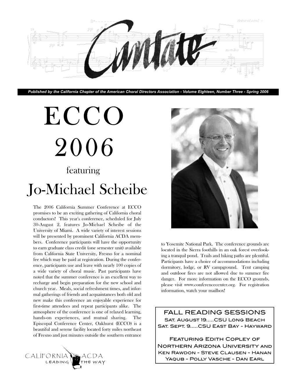 Cantate Spring 2006