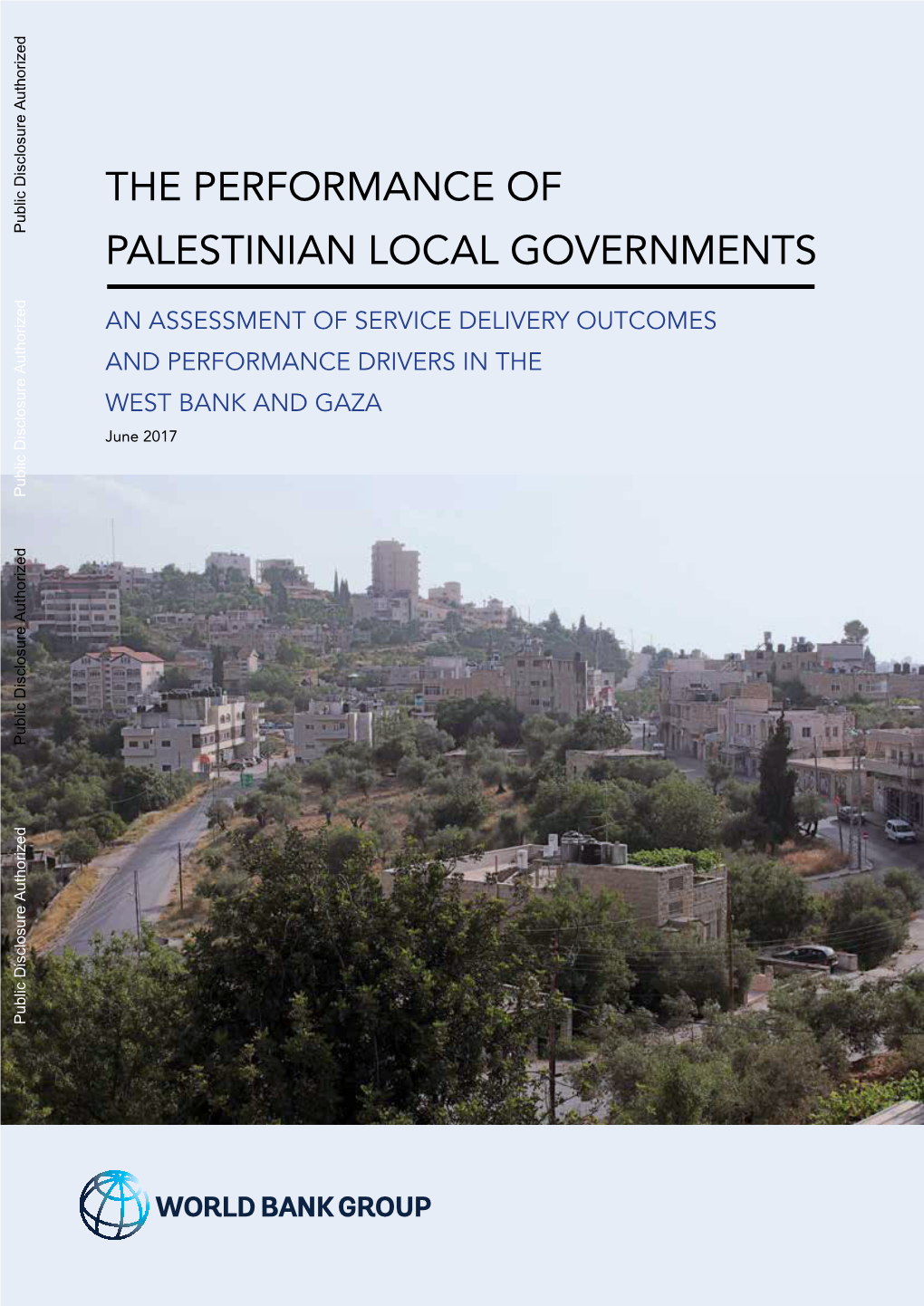 The Performance of Palestinian Local Governments