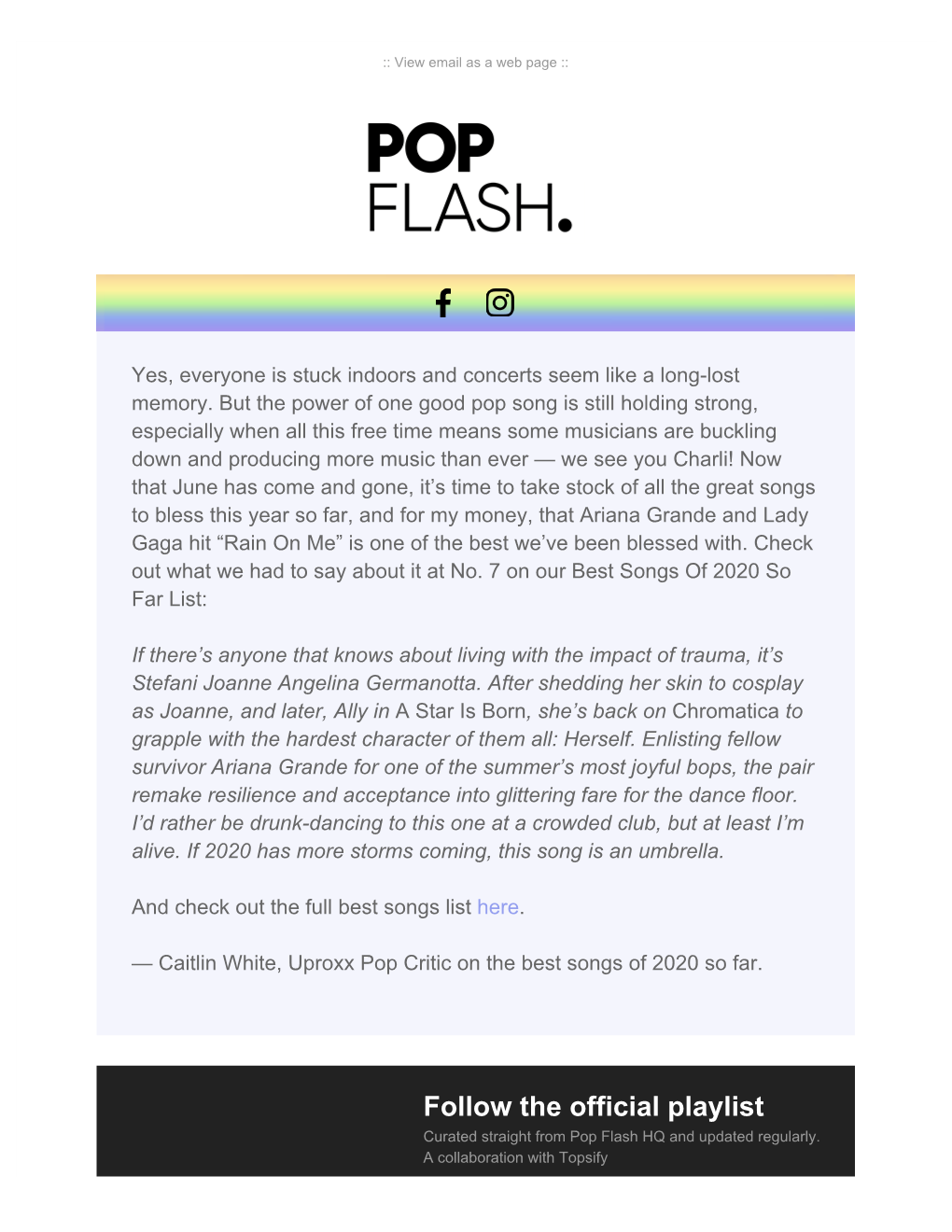 Pop Flash HQ and Updated Regularly
